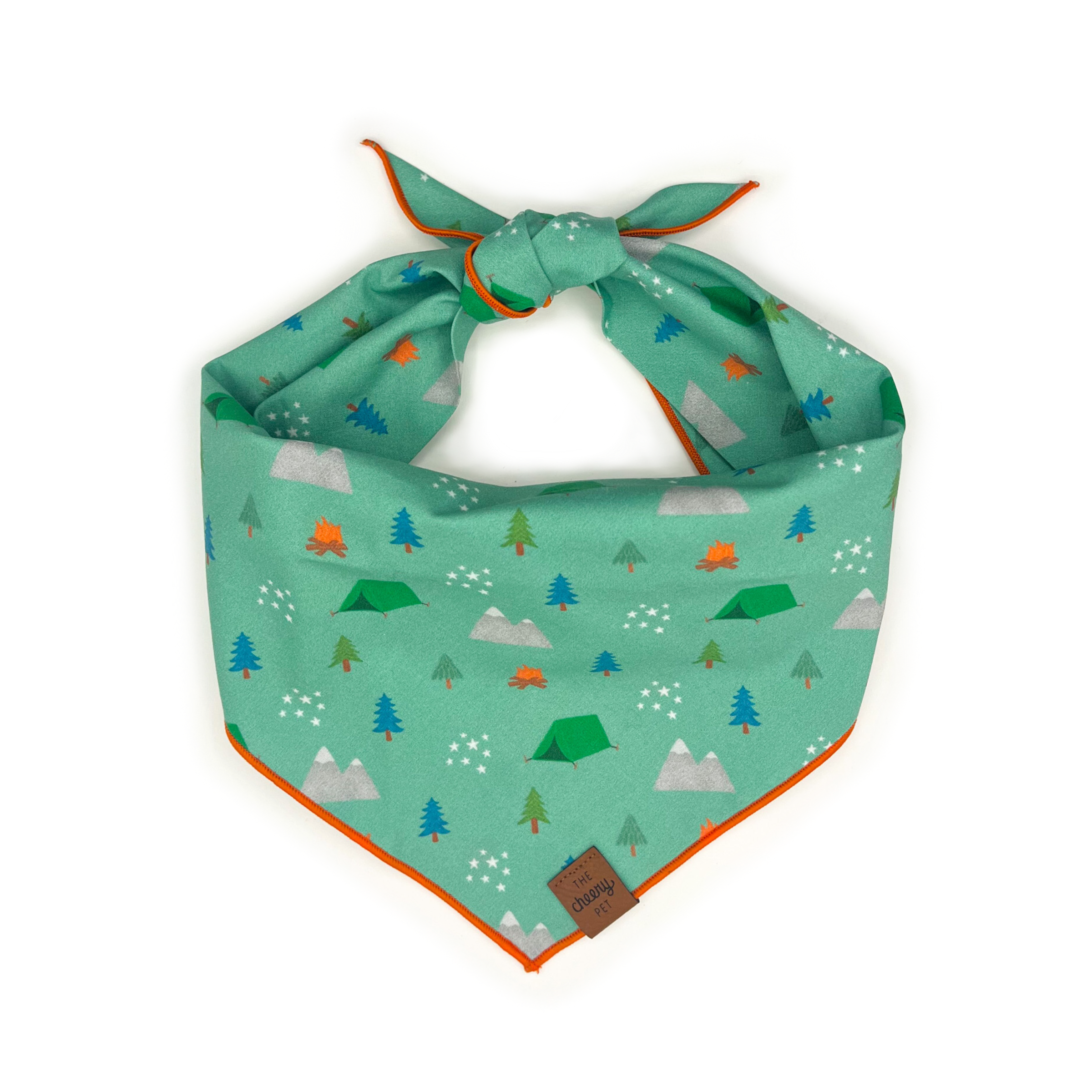 Adventure Pet Bandana - Green - Image 0