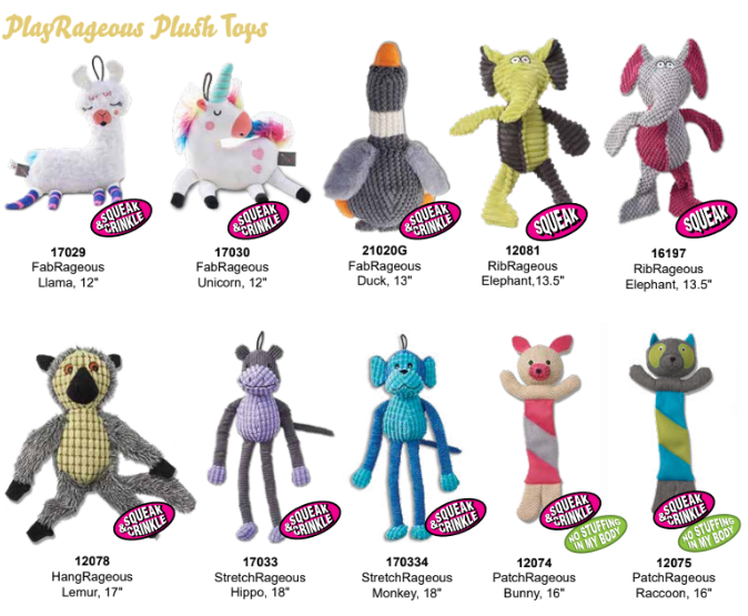 PlayRageous Plush Toys