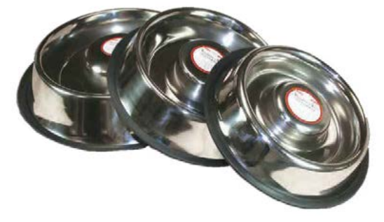 Anti-Skid Non-Tip Eat Slow Stainless Steel Bowls - Image 0