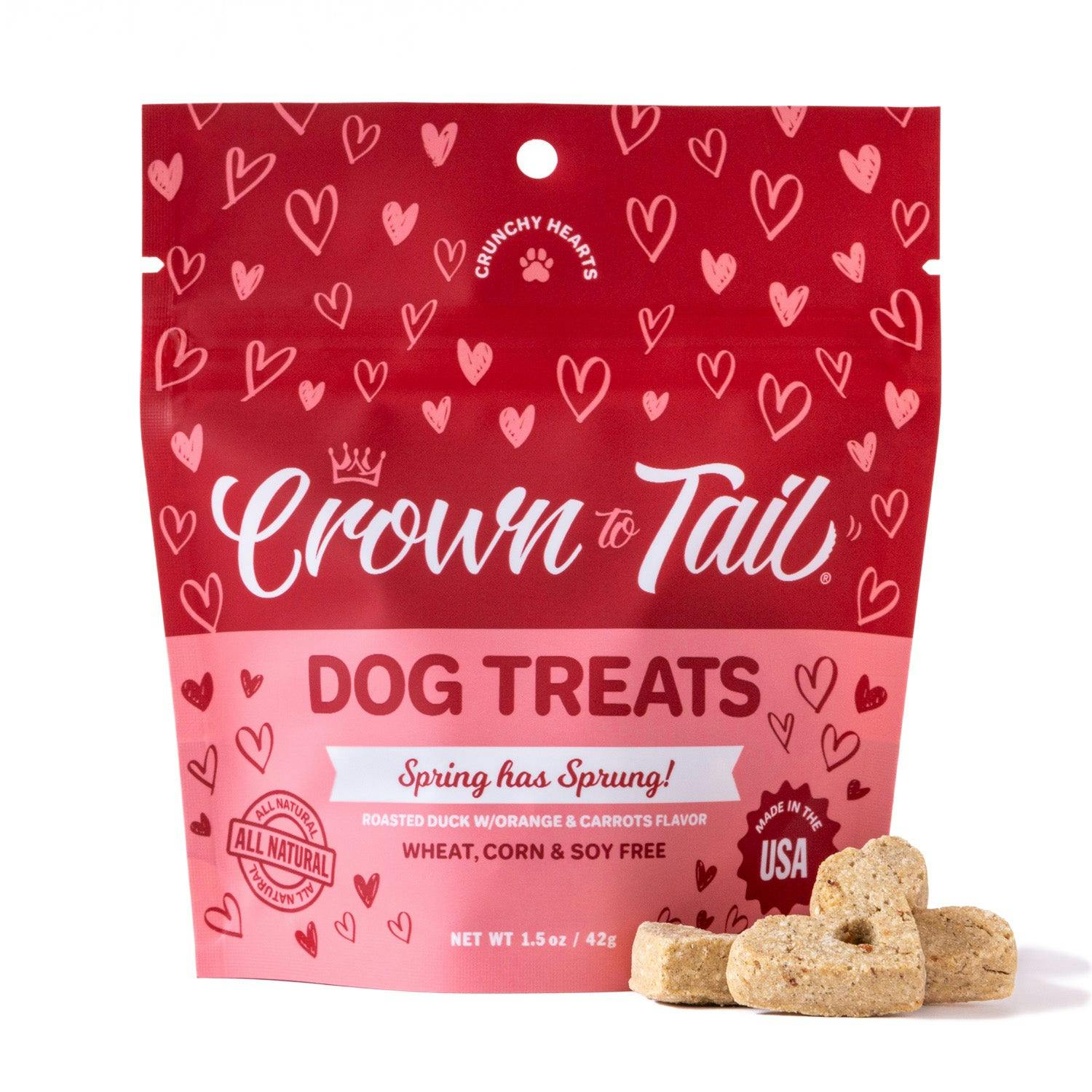 CROWN TO TAIL SPRING HAS SPRUNG CRUNCHY DOG TREATS - Image 0