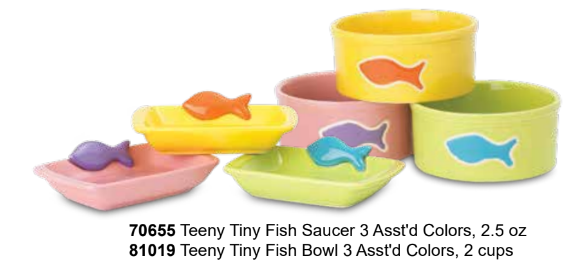Cats Only Dining Supplies- Teeny Tiny Fish (Inner Pack: 6) - Image 0
