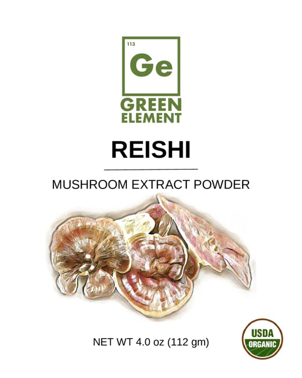 Reishi Mushroom Extract Powder-USDA Organic- 4oz - Image 0