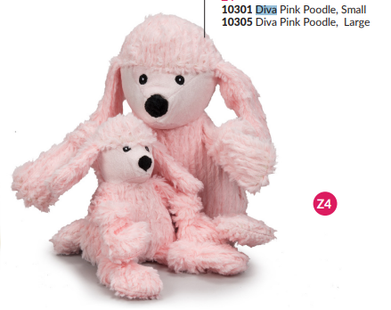 Diva Pink Poodle Knottie - Image 0
