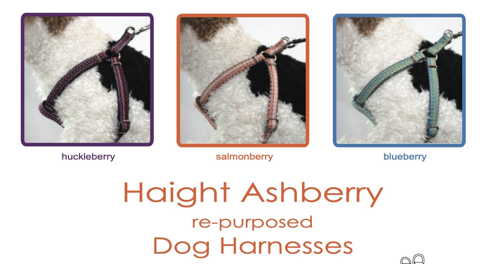 Dog Harness - Haight Ashberry Repurposed