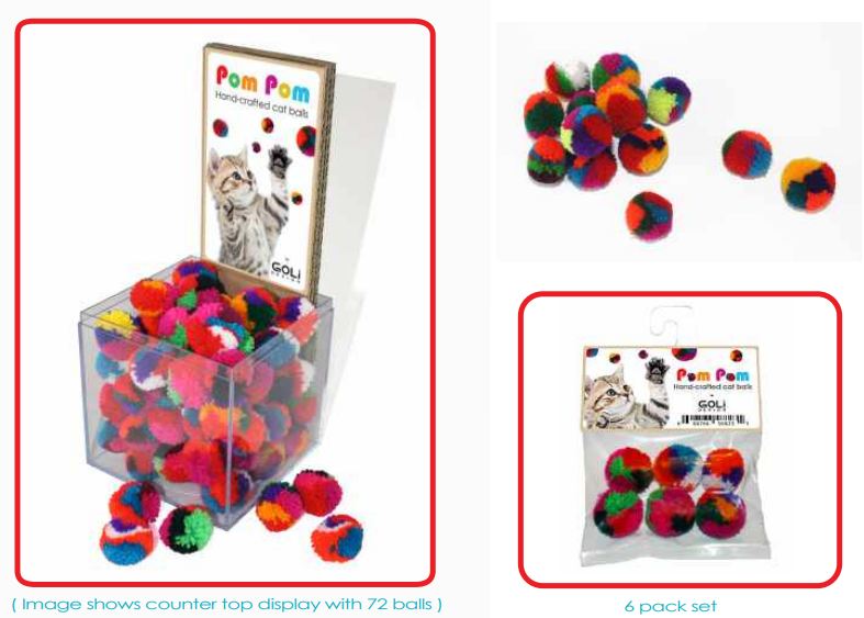 Cat Toys - Pom Pom Balls - Image 0