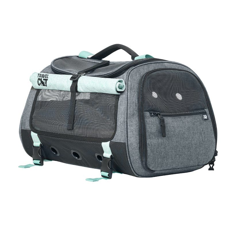 "The Transpurrter" Ultimate Calming Convertible Cat Carrier - Teal - Image 0