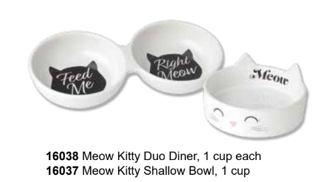 Cats Only Dining Supplies- Meow Kitty (Inner Pack: 4) - Image 0