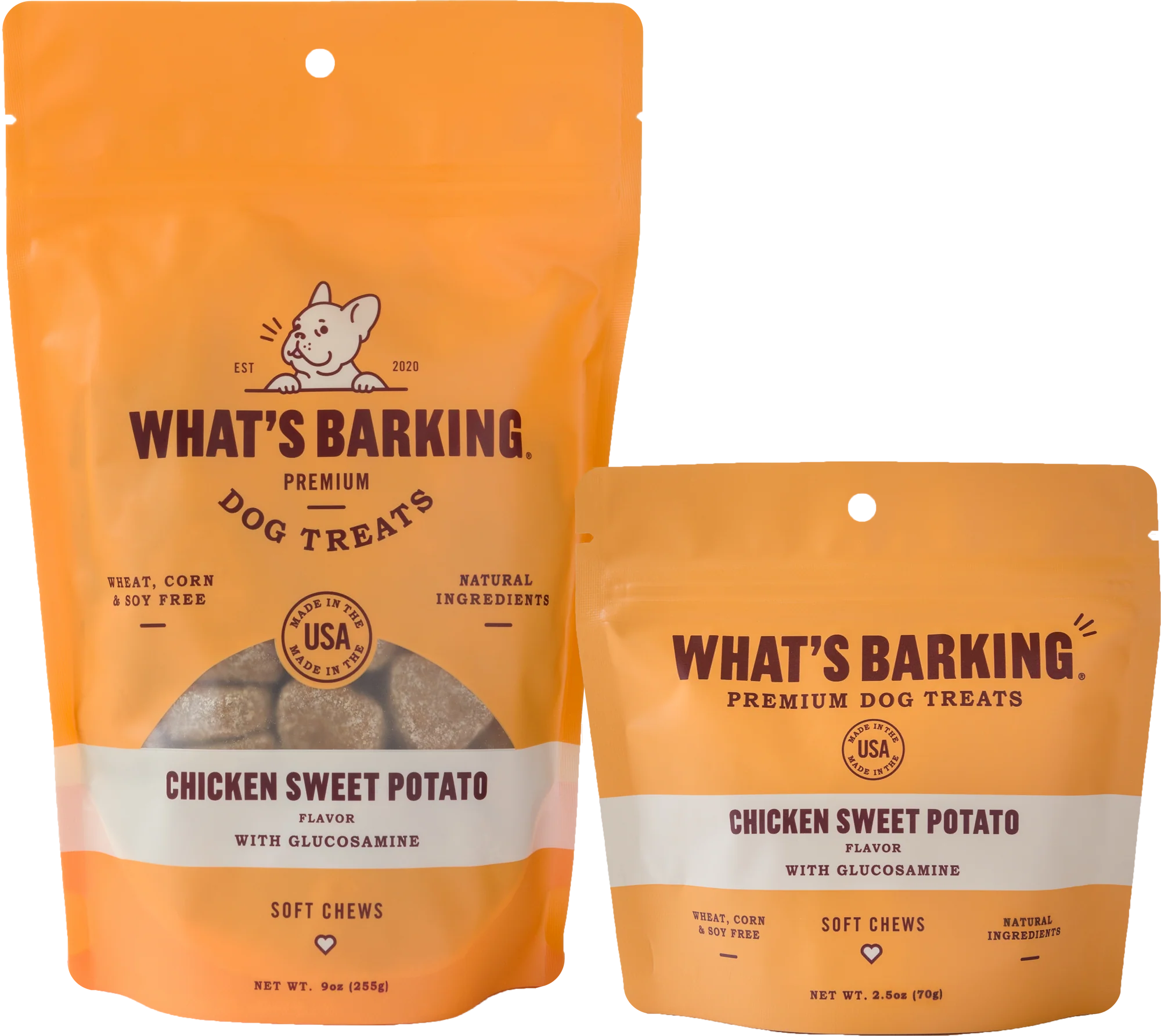 What's Barking Chicken Sweet Potato W/ Glucosamine Chews - Image 0