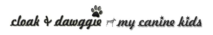 Cloak & Dawggie/My Canine Kid logo