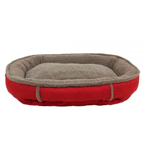 Faux Suede & Tipped Berber Round Comfy Cup®  + Orthopedic Foam - Image 0