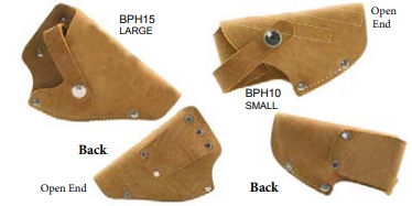 LEATHER HOLSTERS Blank Training Pistol Holsters