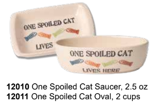 Cats Only Dining Supplies-One Spoiled Cat