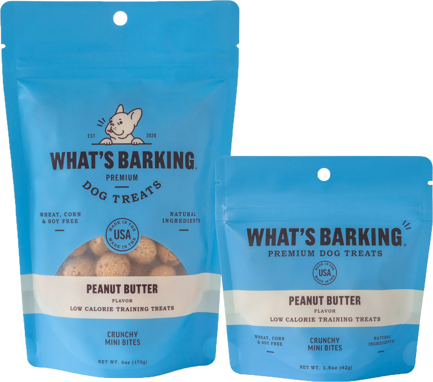 What's Barking Peanut Butter Crunchy Mini Bites